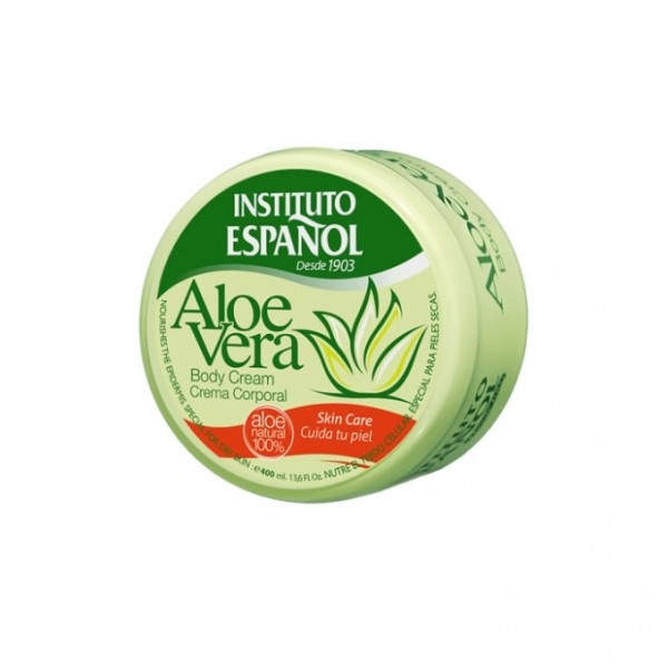 Instituto español aloe vera crema tarro tarro 400ml – Hidratación y Elasticidad Natural para tu Piel