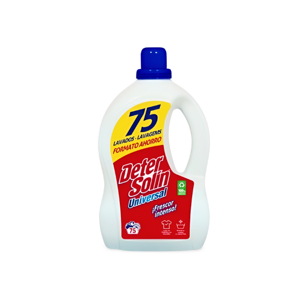 Detergente lavadora - Detersolin detergente Universal | Frescura intensa y limpieza profunda con cada lavado