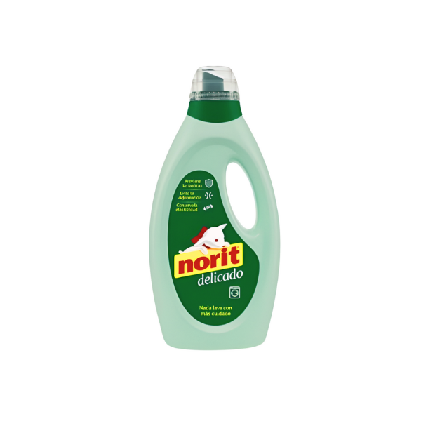 Detergente lavadora - Norit detergente delicado 1125 ml | Cuida tus prendas más delicadas como si las lavaras a mano