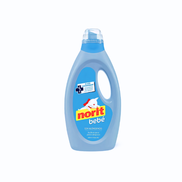 Detergente lavadora - Norit Bebé detergente líquido 1,125ml | Limpieza suave y segura para la ropita de tu bebé