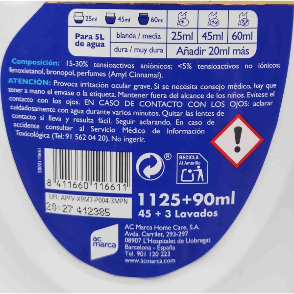 Detergente liquido a mano Norit 1125 + 90 ml | El cuidado experto que tu ropa delicada necesita