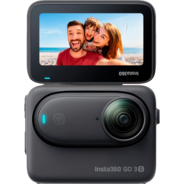 Insta360 go 3s black / cámara de acción 4k, 128gb | Cámara de acción 4K ultracompacta con 128GB y Action Pod